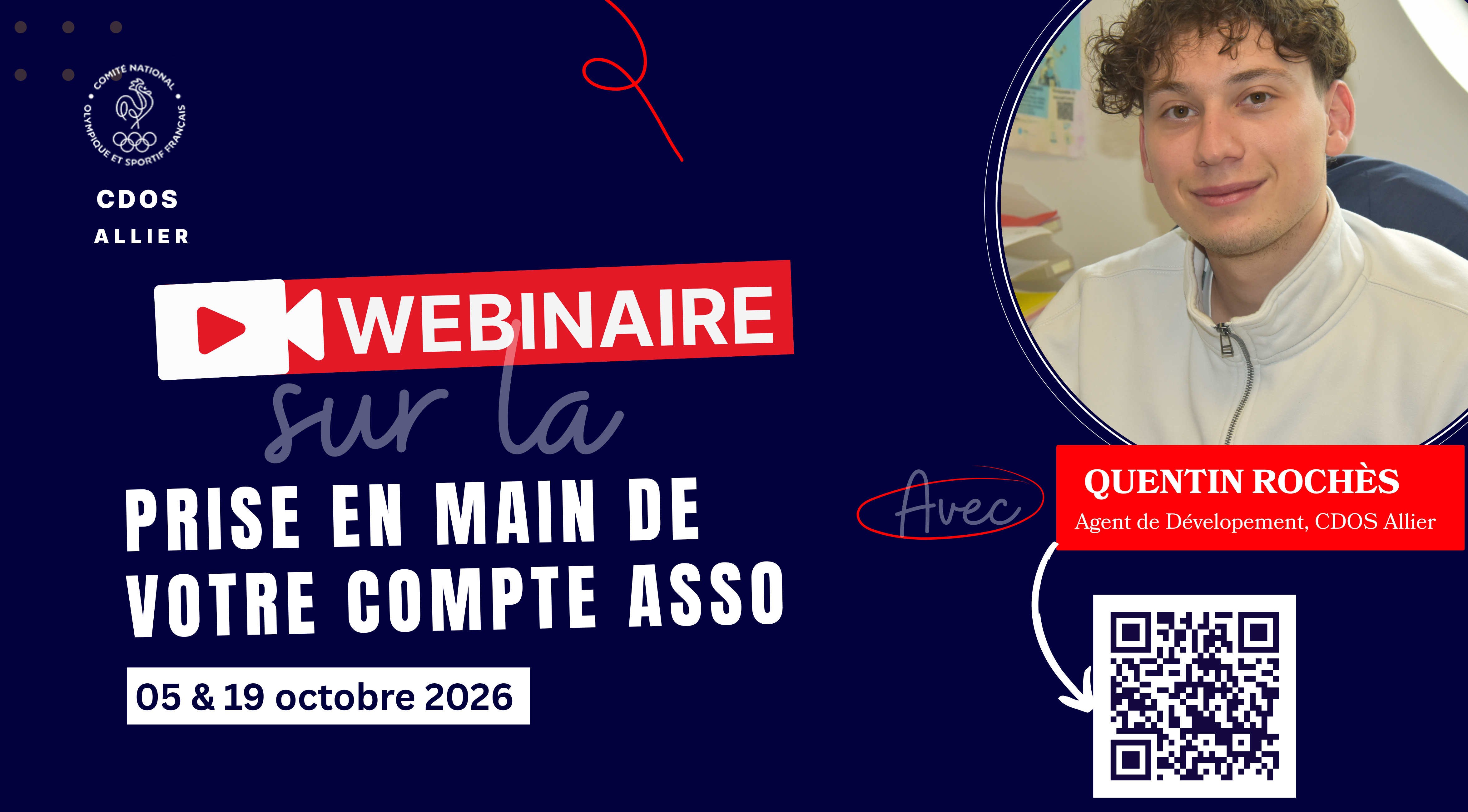 Webinaire CDOS Allier – Prendre en main le Compte Asso